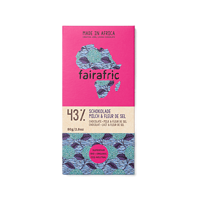 43% CHOCOLATE WITH MILK & SEA SALT 43% CHOCOLATE WITH MILK & SEA SALT