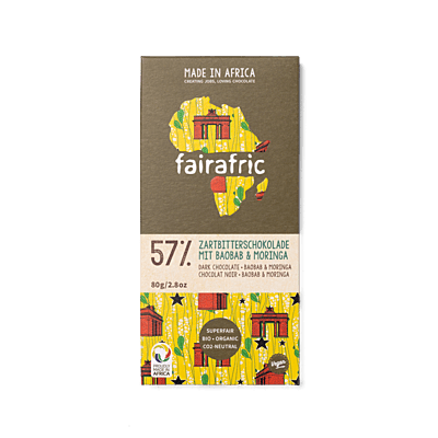 57% DARK CHOCOLATE WITH BAOBAB & MORINGA
